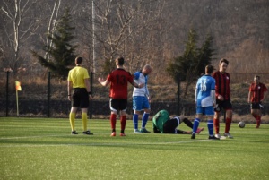 TJ Praga - SK Ďáblice 1-1 (muži, I.A třída) 20.3.2022 (41)